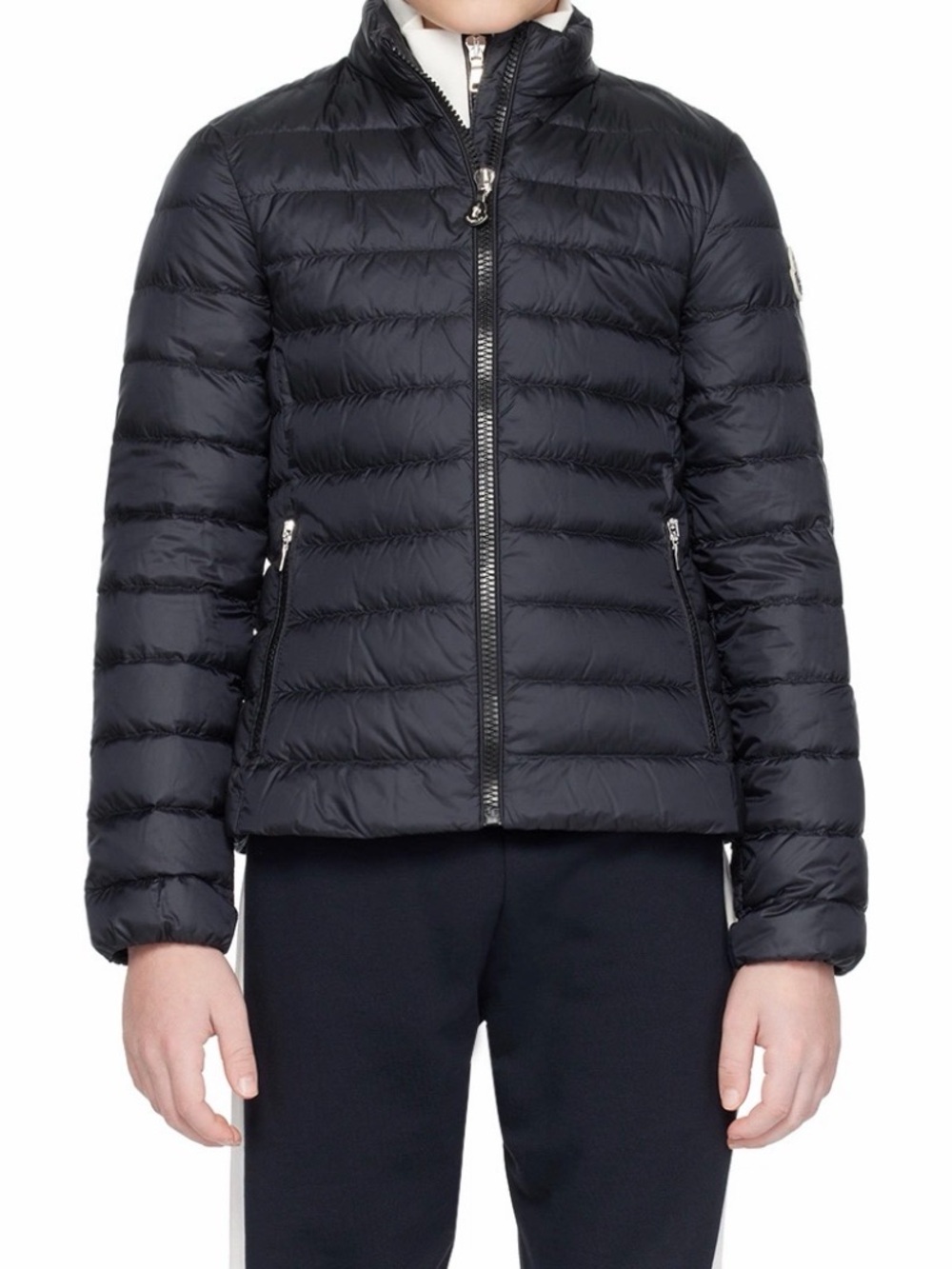 Moncler Enfant Kids Navy Kaukura Down Jacket Size 6